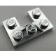 73831 | Plate, Modified 2 x 3 with 1 x 1 Cutout | Custom Chromed by Bubul