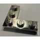 77844 Chrome Silver Plate 3 x 3 Corner Custom chromed by Bubul