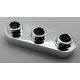 77850 | Chrome Silver Plate, Round 1 x 3 with Open Studs | Custom Chromed by BUBUL