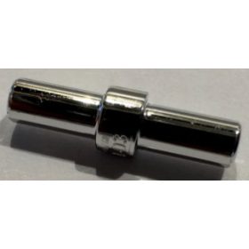   78258 | Chrome Silver Bar 1 x 8 with Brick 1 x 2 Curved Top End | Custom Chromed by BUBUL