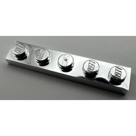 78329 | Chrome Silver  Plate 1 x 5 | Custom Chromed by BUBUL