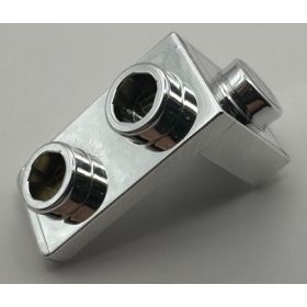   79389 | Chrome Silver Bracket 1 x 1 - 1 x 2 | Custom Chromed by Bubul