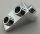 79389 | Chrome Silver Bracket 1 x 1 - 1 x 2 | Custom Chromed by Bubul