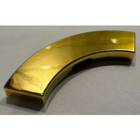   79393 Chrome Gold Tile, Round Corner 3 x 3 Macaroni Custom Chromed by BUBUL