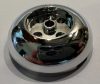 79850, 104786 | Chrome Silver Brick, Round 4 x 4 Dome Top with 2 x 2 Recessed Center | Custom Chromed by BUBUL