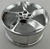 80280 80281 | Chrome Silver Wheel 75mm D. x 41mm #1 Model Left or Right Side 73389 73398 | Custom Chromed by Bubul 