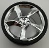 80280 80281 | Chrome Silver Wheel 75mm D. x 41mm #1 Model Left or Right Side 73389 73398 | Custom Chromed by Bubul 