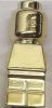 85863 | Chrome Gold Body Microfig Plain Complete | Custom Chromed by BUBUL