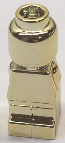 85863 | Chrome Gold Body Microfig Plain Complete | Custom Chromed by BUBUL
