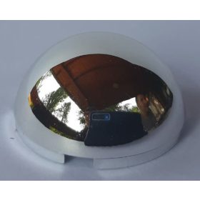   86500, 35319, 35320 | Chrome Silver Cylinder Hemisphere 4 x 4 | Custom Chromed by BUBUL