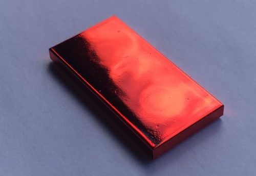  87079 | Chrome REDd Tile 2 x 4 | Custom Chromed by BUBUL