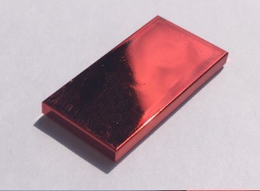  87079 | Chrome REDd Tile 2 x 4 | Custom Chromed by BUBUL