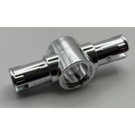   87082 Chrome Silver Technic, Pin 3L with Friction Ridges Lengthwise and Center Pin Hole or 44874 Custom Chromed by BUBUL