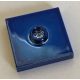 87580 Chrome Blue Plate, Modified 2 x 2 with Groove and 1 Stud in Center (Jumper)  87580 or 23893 Custom chromed by BUBUL