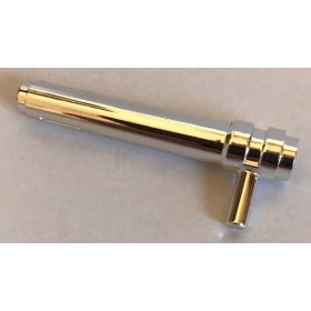   87617, 31509 | Chrome Silver Cylinder 1 x 5 1/2 with Bar Handle (Friction Cylinder) | Custom Chromed by BUBUL