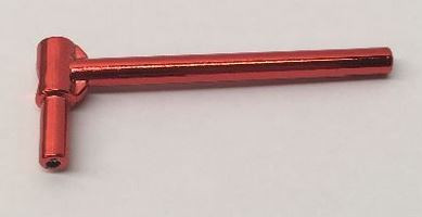 87618 | Chrome RED Bar 5L with Handle (Friction Ram) | Custom Chromed by BUBUL