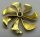 87751 Chrome Gold Propeller 7 Blade 6 Diameter