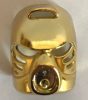 87788 | Chrome GOLD Bionicle Mask Hau (Stars) | Custom Chromed by BUBUL
