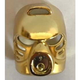   87788 | Chrome GOLD Bionicle Mask Hau (Stars) | Custom Chromed by BUBUL