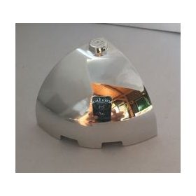   88293 | Chrome Silver Brick, Round Corner 3 x 3 x 2 Dome Top | Custom Chromed by BUBUL