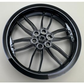   88517_T Chrome Black Chrome-Titan  Wheel 75mm D. x 17mm Motorcycle  or 52051   Custom Chromed by Bubul