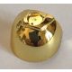 89159 Chrome GOLD Minifigure, Visor Large with Trapezoid Area on Top or 15600 or 49480 or 53391 or 93378 Custom Chromed by BUBUL