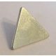 Chrome Silver Road Sign Clip-on 2 x 2 Triangle  892 Custom Chromed by BUBUL