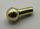 90370 Chrome Gold Minifigure, Utensil Microphone with Top Half Custom Chromed by Bubul