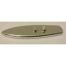   Chrome Silver Minifig, Utensil Surfboard Standard   90397 or 17947  Custom chromed by BUBUL