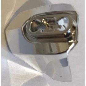  90641, 10498 | Chrome Silver Hero Factory Armor with Ball Joint Socket - Size 3 | Custom Chromed by BUBUL