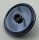 91884 Chrome TITAN Minifig, Shield Round with Stud and Ring Around Edge Custom Chromed by BUBUL