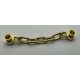 92338, 39890 | Chrome Gold Chain 5 Links | Custom Chromed by BUBUL