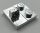 92582, 53968 | Chrome Silver Hinge Plate 2 x 2 Locking with 1 Finger on Top | Custom Chromed by BUBUL