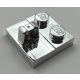 92582, 53968 | Chrome Silver Hinge Plate 2 x 2 Locking with 1 Finger on Top | Custom Chromed by BUBUL