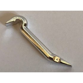   92585 | Chrome Silver Minifigure, Utensil Tool Crowbar | Custom Chromed by BUBUL