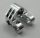 Chrome Silver Technic, Axle and Pin Connector Perpendicular Split  Part: 92907 Custom Chromed by BUBUL