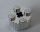 92947 | Chrome Silver Brick, Round 2 x 2 with Flutes (Grille) and Axle Hole | Custom Chromed by BUBUL