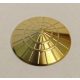93059 Chrome Gold Hat, Conical Asian Custom chromed by Bubul