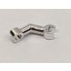 93061, 26158 | Chrome Silver Arm Skeleton, Bent with Clips at 90 degrees (Vertical Grip) | Custom Chromed by BUBUL