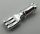 93082i | Chrome Silver Friends Accessories Cutlery Fork | Custom Chromed by BUBUL