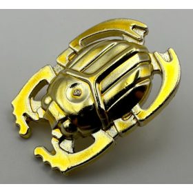   93251 Chrome Gold Minifig, Shield Scarab  Custom Chromed by BUBUL