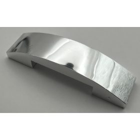   93273_S Chrome Silver Slope, Curved 4 x 1 Double No Studs   93273  Custom Chromed by BUBUL