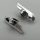 93555, 18754 | Chrome Silver Minifig, Footgear Ice Skate | Custom Chromed by BUBUL