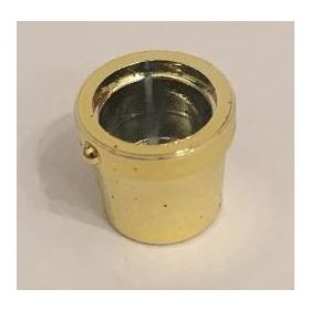   95343 | Chrome GOLD Container, Bucket 1 x 1 x 1 | Custom Chromed By BUBUL