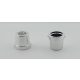 95343 | Chrome Silver Container, Bucket 1 x 1 x 1 | Custom Chromed By BUBUL