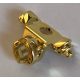 98132 | Chrome Gold Minifigure Armor Shoulder Pads with Scabbard for Two Katanas | Custom Chromed by BUBUL