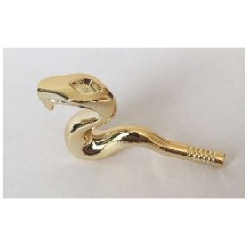   98136 | Chrome Gold Snake, Raised Original | Custom Chromed by Bubul