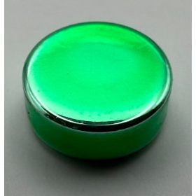   98138 | Chrome GREEN  Tile, Round 1 x 1, 35381 | Custom Chromed by BUBUL