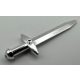 18031 Chrome Silver Minifig, Weapon Sword,   Greatsword Pointed   or 98370   Custom chromed by Bubul