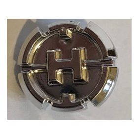   98570 | Chrome Silver Hero Factory Chest Badge with 'H'  Pattern | Custom Chromed by BUBUL